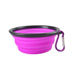Collapsible Silicone Dog Bowl — Portable Travel Pet Feeder