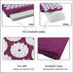Yoga Acupressure Mat  Pillow Set