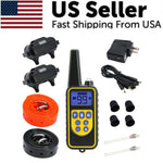 Remote Dog Training Collar Set — 2600FT Range, 2 Collars