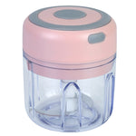 Mini Electric Garlic Chopper 845OZ Cordless Garlic Mincer Food Chopper Rechargeable Food Blender Chi