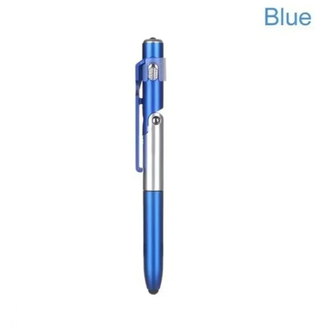4-in-1 Folding LED Pen — Stylus, Phone Stand, Flashlight & Ballpoint