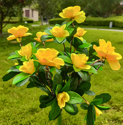 Azalea Flowers LED Garden Lights