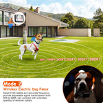 1Set 990FT Range Dog Wireless Fence Remote Training Collar IPX6 Waterproof Receiver With 0-9 Levels 