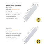 UV Protection Cooling Arm Sleeves for Sports Activities
