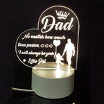 Night Light with Acrylic Engraving