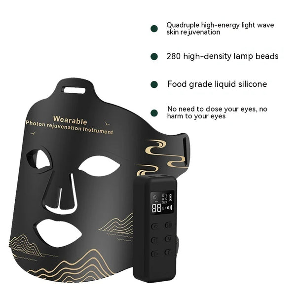 LED Face Mask — Phototherapy Beauty Mask for Skin Rejuvenation