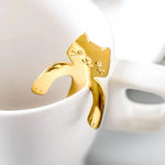 Mini Cat Stainless Steel Spoon for Coffee and Desserts