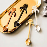 Mini Cat Stainless Steel Spoon for Coffee and Desserts