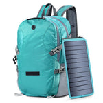 Solar Laptop Backpack - 20W USB Charging Panel Waterproof