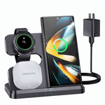 WEKEFON 3-in-1 Wireless Charging Station - Lifestyle Shot