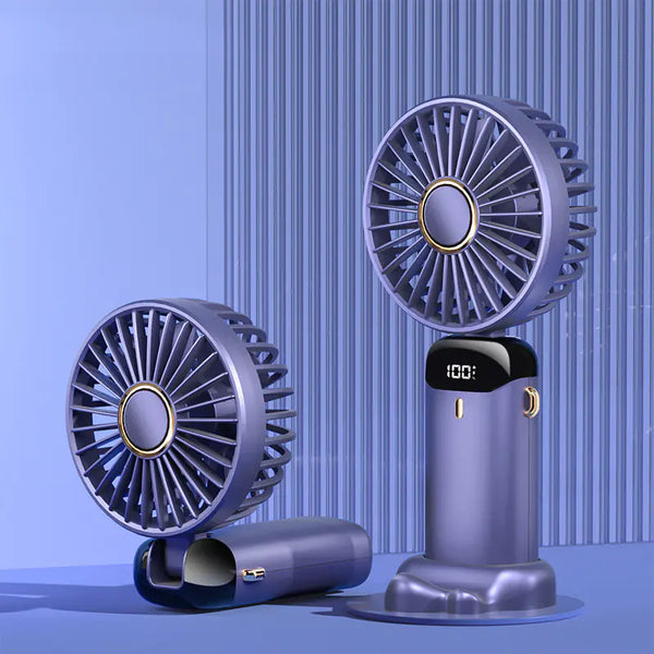USB Rechargeable Neck Fan — Wearable Personal Cooling Fan