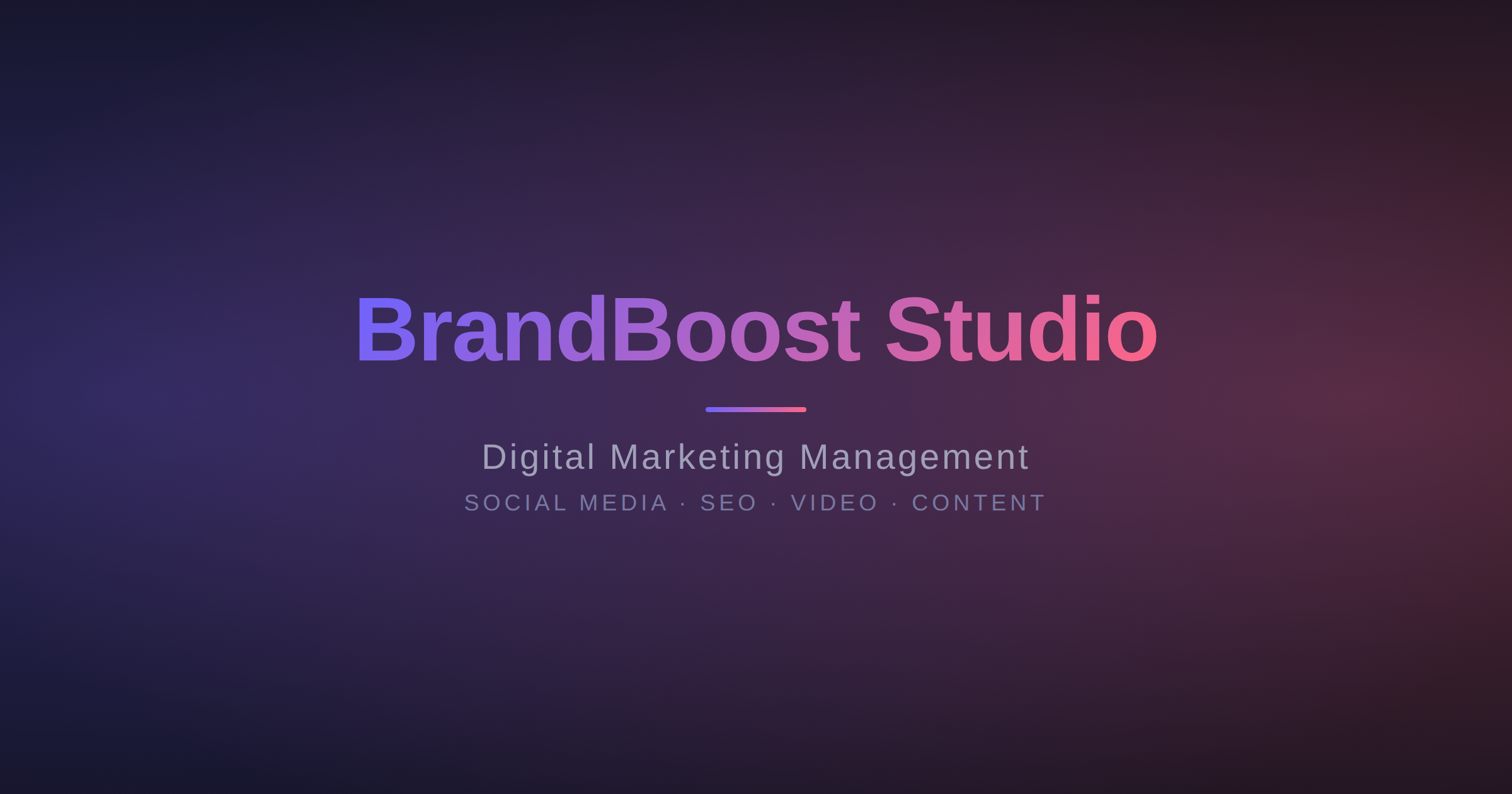 BrandBoost Studio
